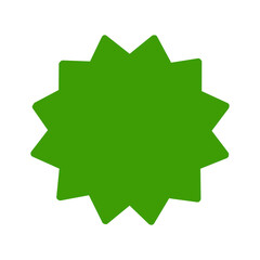 【Speech Bubble Icons】Starburst Speech Bubble Shape / スターバースト型ふきだし素材	