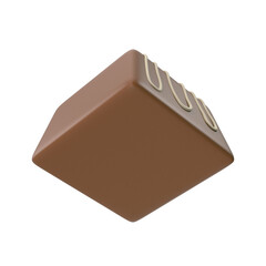 chocolate candy isolated