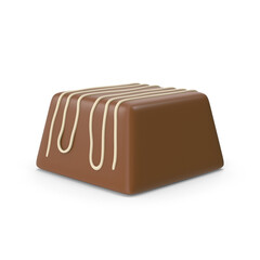 chocolate candy isolated