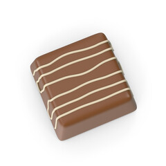 chocolate candy isolated