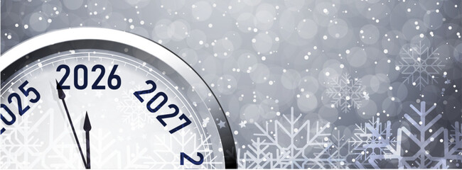 Naklejka premium New Year's Eve 2026. Vector illustration