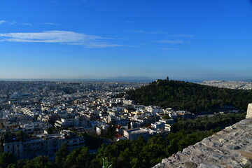 ギリシャアテネのアクロポリス（パルテノン神殿）