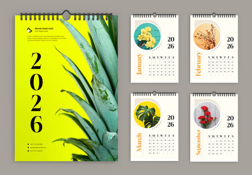 Calendar Design Template