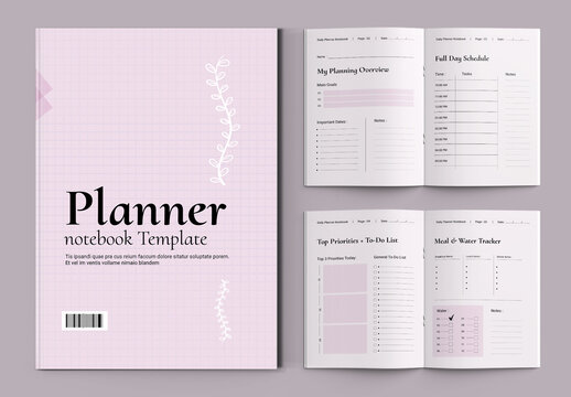 Daily Planner Template Layout