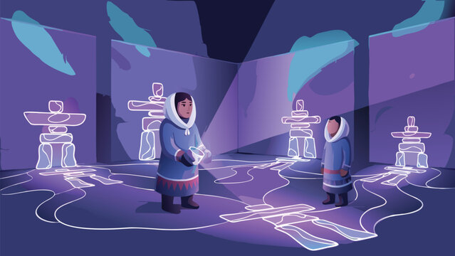 Serene vector design. Lebanese teta using smart cedar diffuser with biracial . Modern cedar and sunrise tones. Ideal for website backgrounds, presentation templates, branding materials, digita...