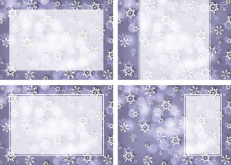 beautiful Christmas background with space for design © g_oann