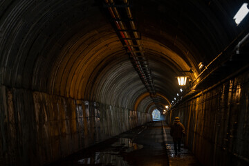 Autumn Tunnel in Sumatakyo / 寸又峡の天子トンネル