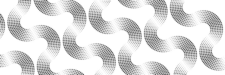 Circular spiral sound wave rhythm. vektor