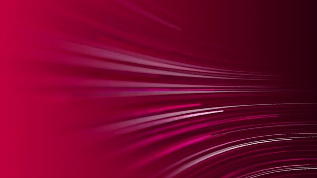 Magenta red color rotating parallel lines modern design geometrical background
