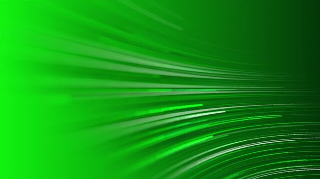 Green color rotating parallel lines modern design geometrical background