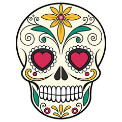 Day of the Dead Celebration Skull