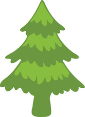 Stylized tree illustration with vibrant color palette