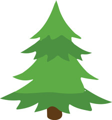 Stylized tree illustration with vibrant colors and clean lines