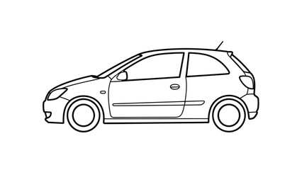 car silhouette vector