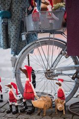 Nutcracker, figurine, wooden, toy, decoration, Christmas, festive, holiday, winter, Xmas, German, traditional, European, craft, handcrafted, soldier, king, uniform, black, gold, t
