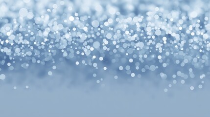 A blue and white abstract background with a few white dots scattered across it.