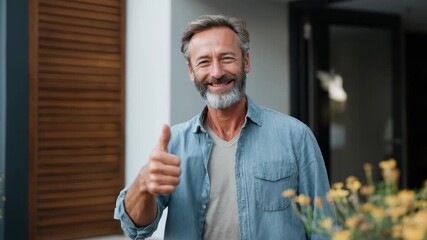 Homeowner expresses joy after receiving transfer rights for property in a sunny neighborhood