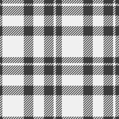 Bathroom textile check background, interior seamless plaid tartan. Bold fabric texture pattern vector in grey and white colors.