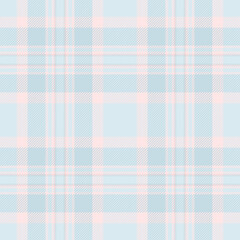 Tribal tartan textile background, grunge fabric check seamless. Path texture vector plaid pattern in light and misty rose colors.