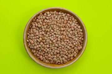 Lentils are small brown legumes rich in protein and fiber