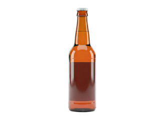 Beer Bottle Isolated on White Background