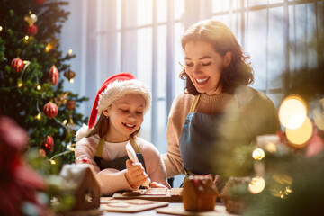 cooking gingerbread house