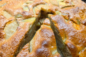 Delicious Homemade Apple Pie with Golden Brown Crust Ideal for Fall Desserts or Thanksgiving Celebrations