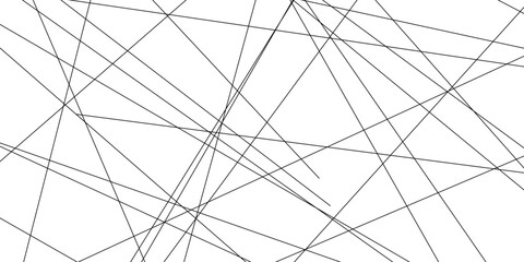 Obraz premium Abstract line background. abstract black lines with white background creative. The wires on white background. Subtle intersecting lines forming geometric shapes on a neutral background.