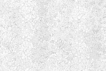 Intricate grayscale pattern of clustered shapes resembling organic forms
