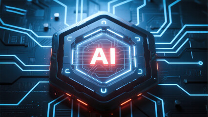 AI technology circuit board