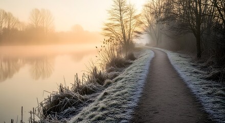 Gentle reflections of light on still water.