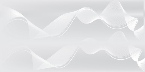 Modern abstract background with flowing lines. Digital future technology concept. eps10