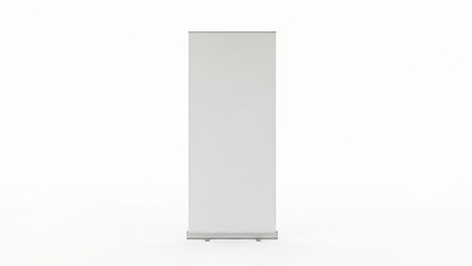 Blank roll up banner stand mockup for marketing promotion events and trade shows for business advertising