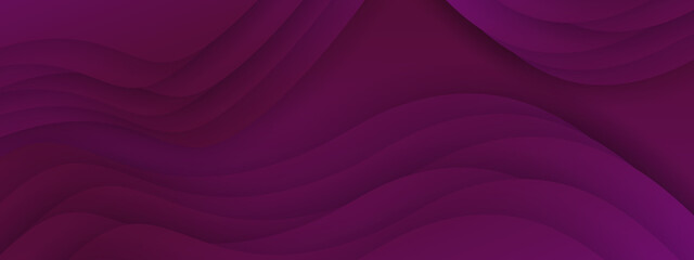 Obraz premium Abstract purple and pink silk fabric with a smooth, flowing satin texture and wave design for a luxurious textile backdrop