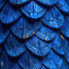 Close-up of deep blue, textured scales (1)