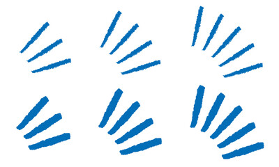 強調　注目　気づき　漫符マークセット