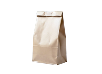 Brown Paper Bag Isolated on White