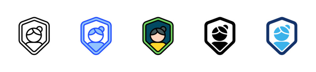 Zero Trust Icon Collection With Multiple Styles