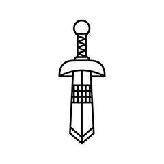 Outline Sword Icon