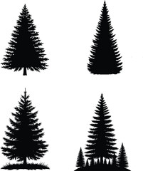 Obraz premium Evergreen design with geometric shapes and vibrant colors for creative projects