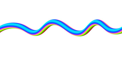 Abstract colorful wave vector design for a technology business card backdrop illustration