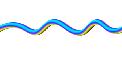 Abstract colorful wave vector design for a technology business card backdrop illustration