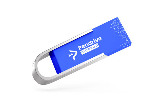 USB Pendrive Mockup Template