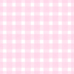 Seamless Watercolor Pink Tartan Plaid Pattern.eps