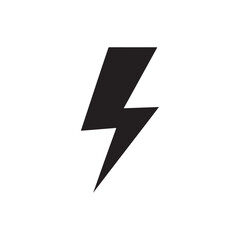 lightning bolt icon . vector eps 10
