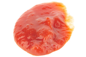 tomato ketchup isolated on white background