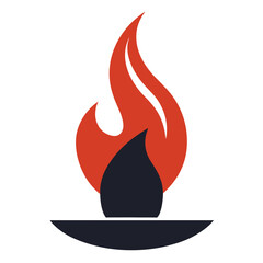 Christmas Candle Silhouette