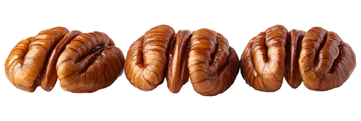 Light brown round objects on transparent background