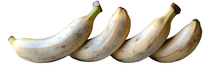 Light colored similar shaped objects on transparent background