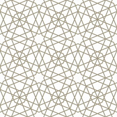 Seamless abstract geometric pattern in Arabic style